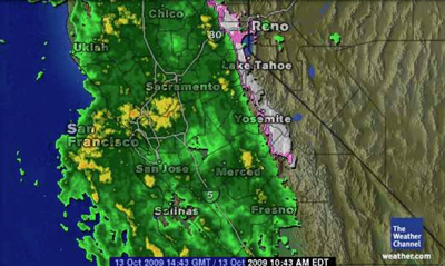 Snow & Rain Come to Yosemite