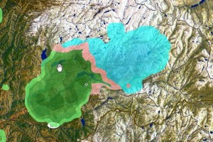 Late Spring Storm Bringing Scattered Rain and Snow Along the Sierra Crest