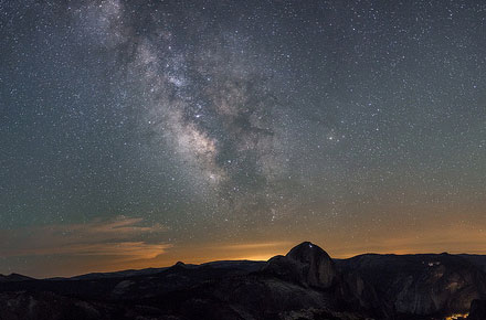 Photo of the Day: Half Dome and Milky Way by Kristal Leonard