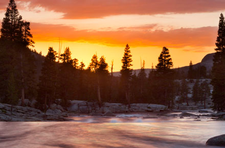 Photo of the Day: Sunset along the Tuolumne by Mike Reeves