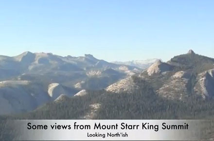 Climbing Mount Starr King (video)