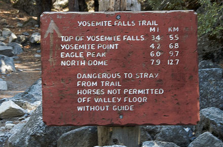 Yosemite Falls Trail Closing for Blasting
